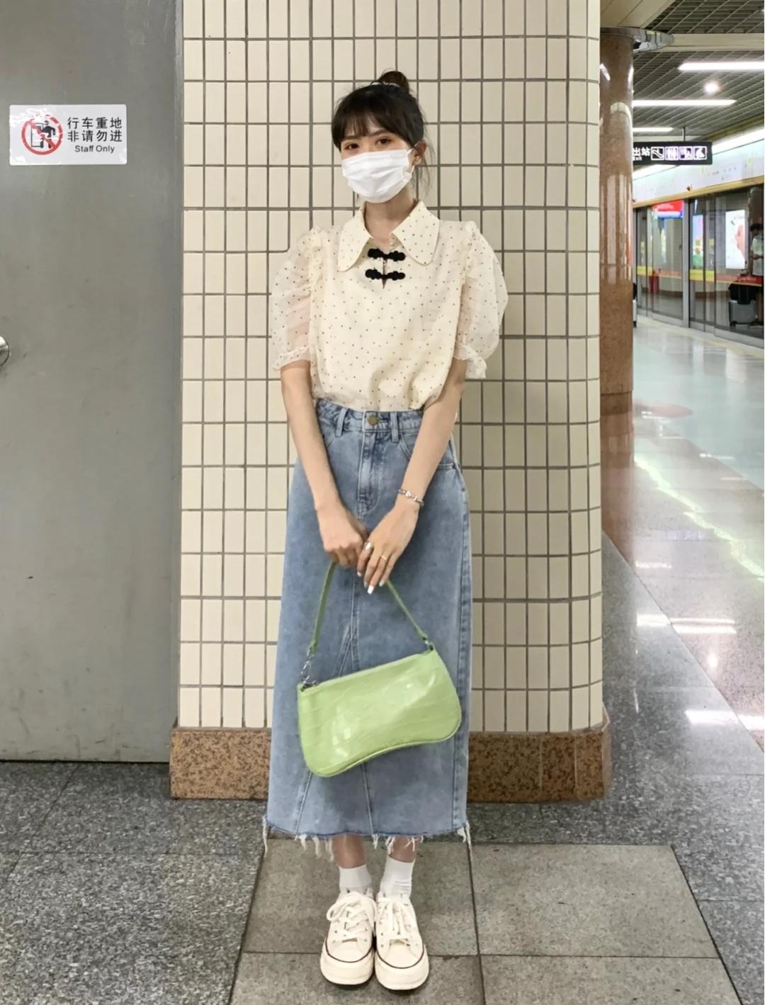 小个子女生穿搭雪纺连衣裙,雪纺小个子半身裙