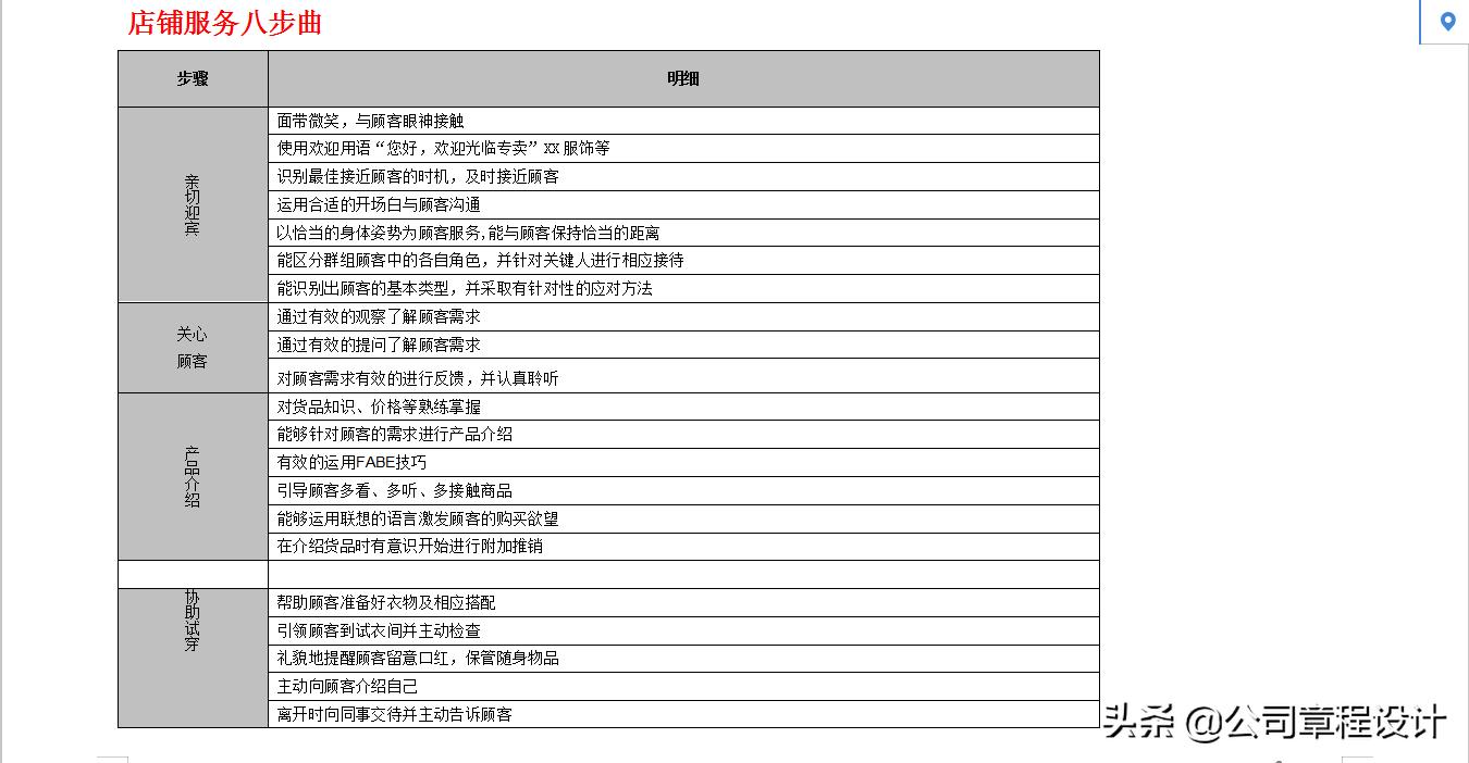 服务手册完整版,服务行业法律法规教材