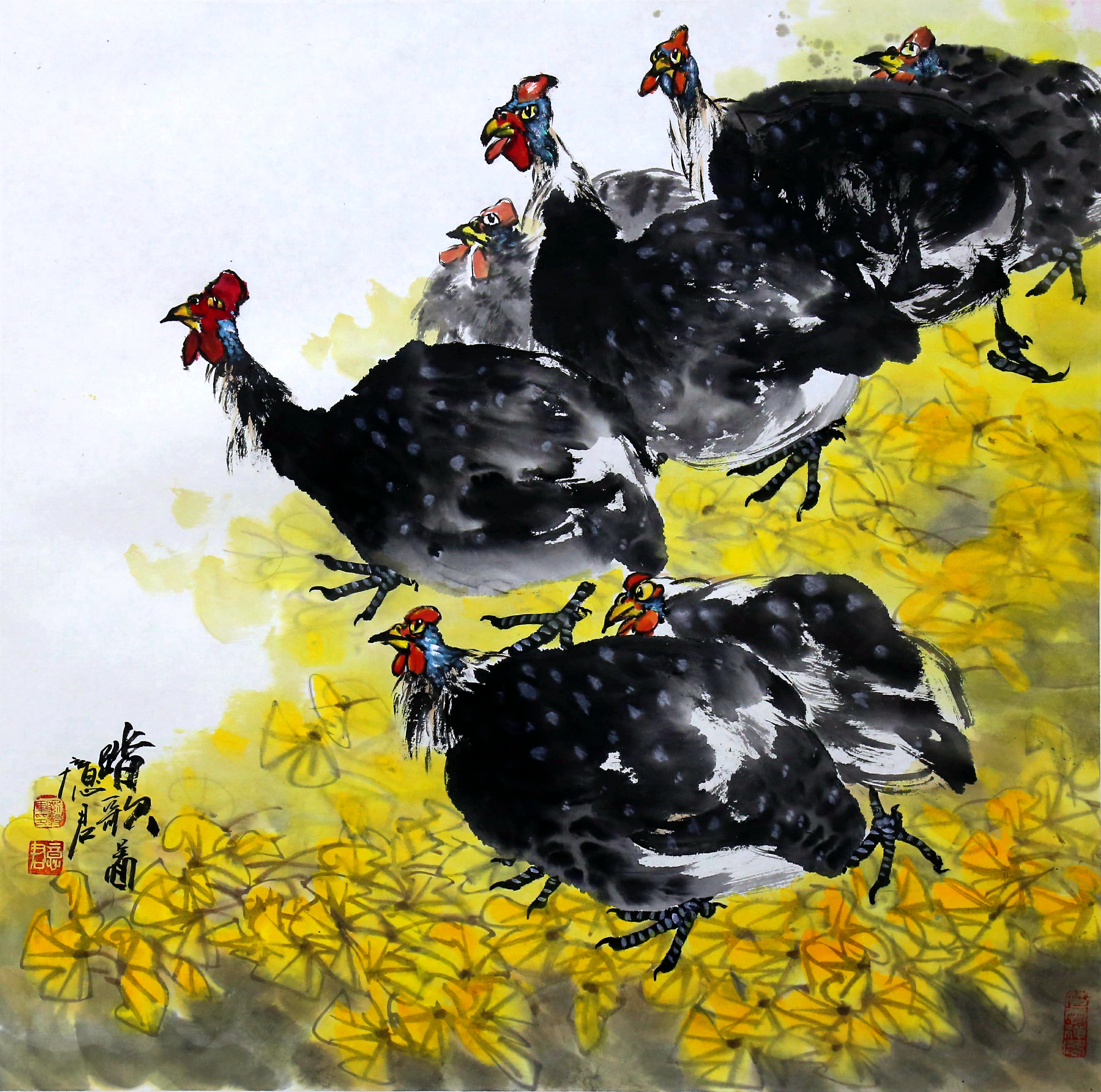 忆君银杏作品欣赏,忆君银杏画