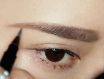 新手画眉最简单方法,最简单的画眉画法