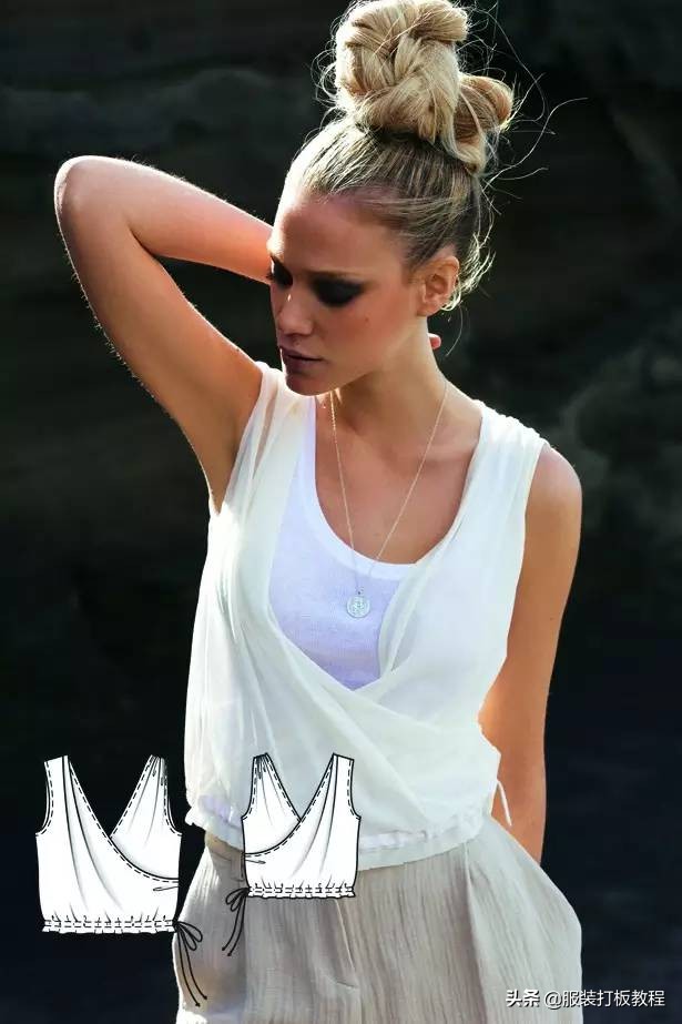 时装设计图手绘教程,服装制版图案大全