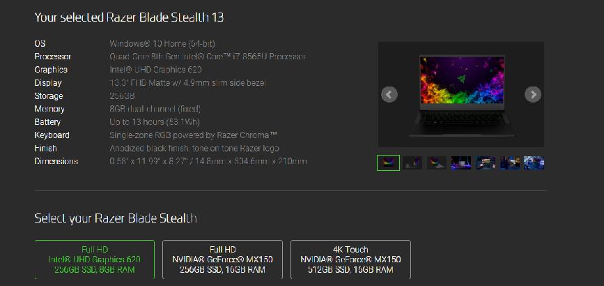 雷蛇灵刃潜行版13英寸正式发布,国行售价或为万元网友表示打扰了