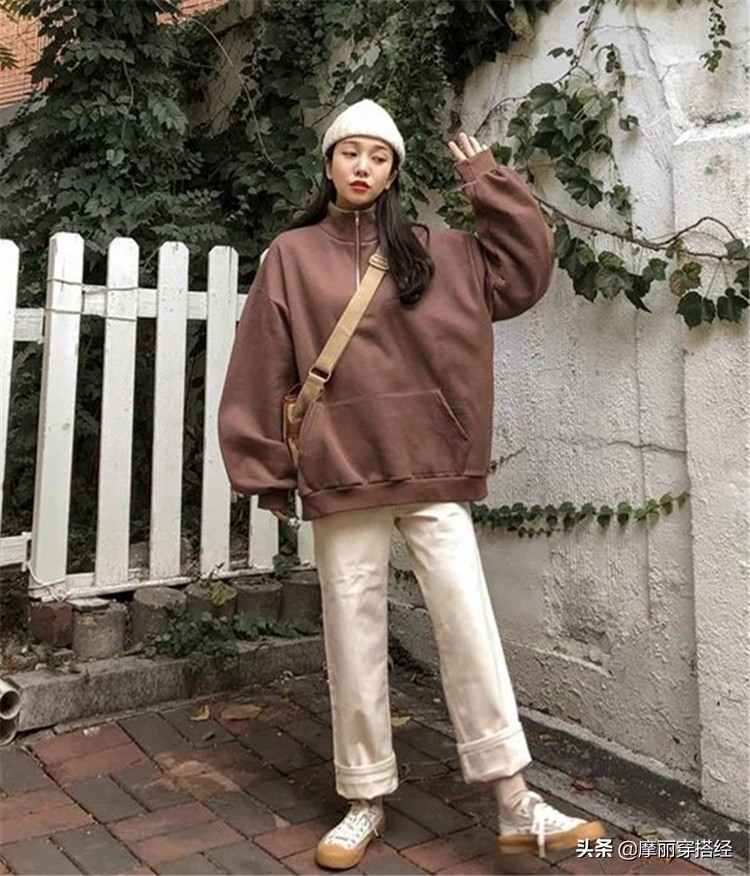 oversize卫衣穿了显胖怎么拯救,oversize厚卫衣怎么搭配显瘦