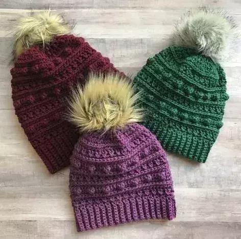 简单又漂亮的毛线帽子教程,可爱又简单的毛线帽子教程
