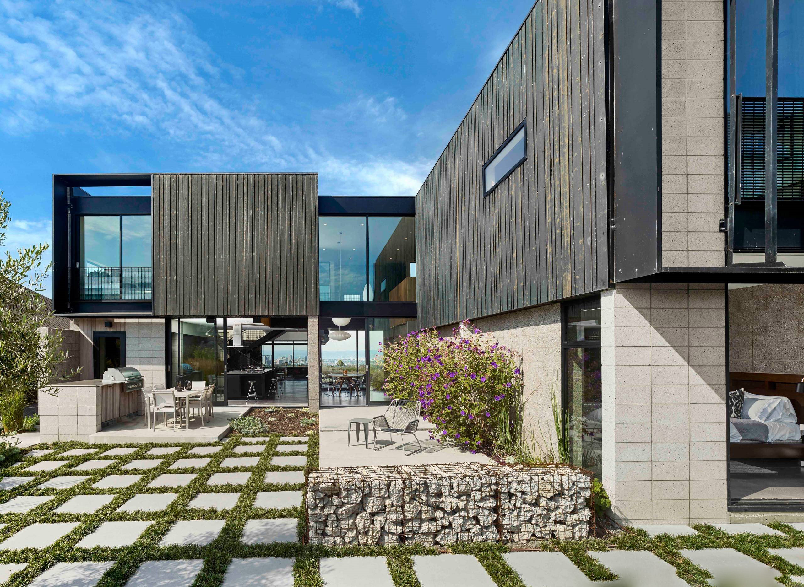 庭院石板如何铺,1.2米庭院路石板铺设效果图