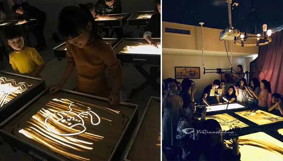 线上沙画师训课程已全面开启！帮助你的学校开启少儿沙画课程