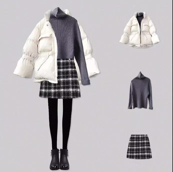 2020年裤子过时了，最美“外套+裙子”搭配，过年回家穿美翻了