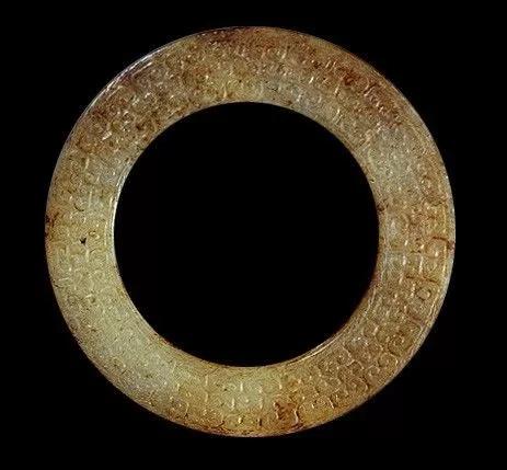 西周精品玉琮,西周圆形玉琮