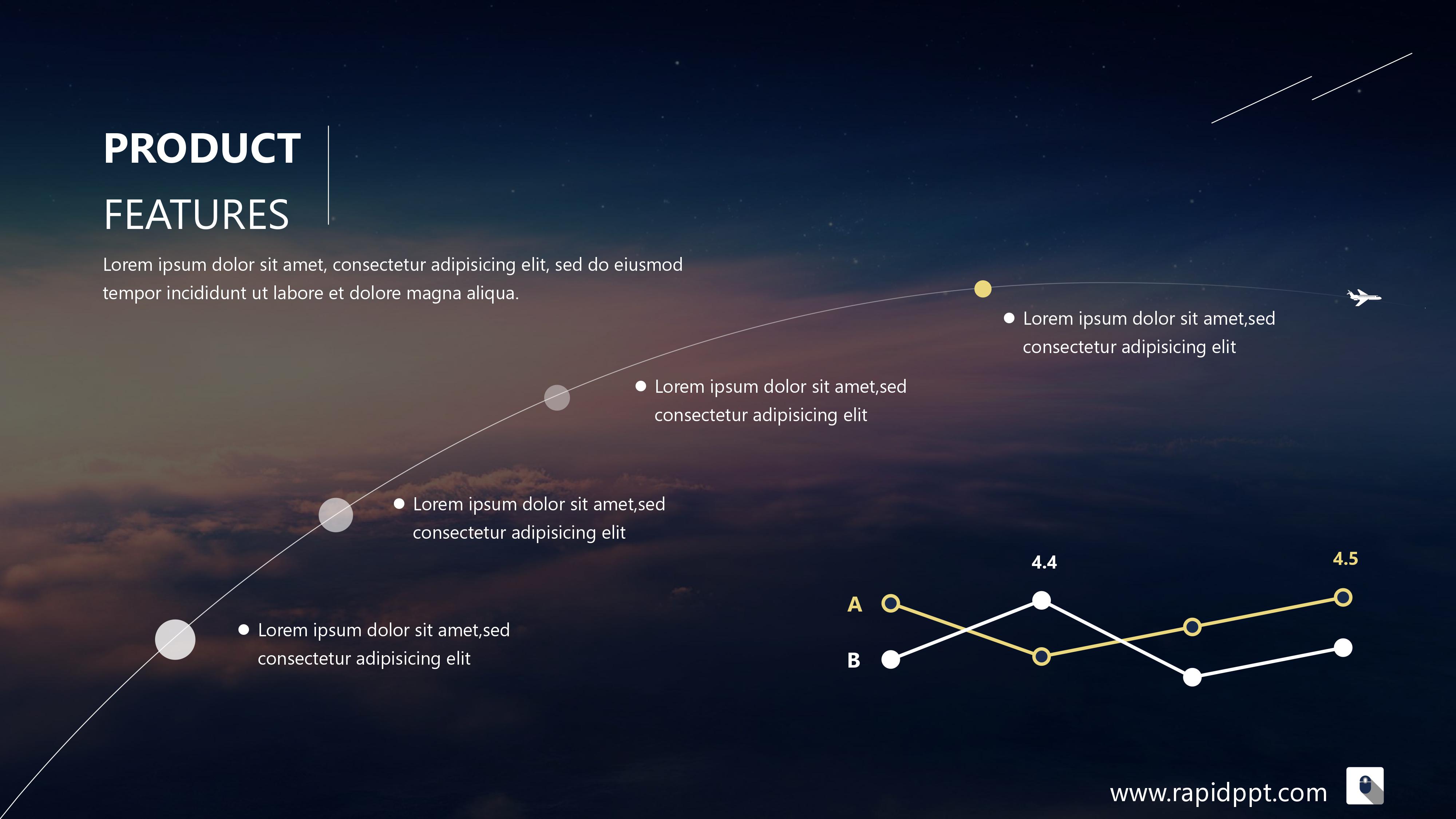 高端大气商业ppt模板图片,灰色商务风格企业宣传介绍ppt模板