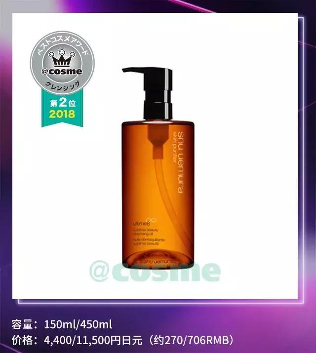 日本美妆大赏cosme护肤,2018日本cosme美容大赏榜单