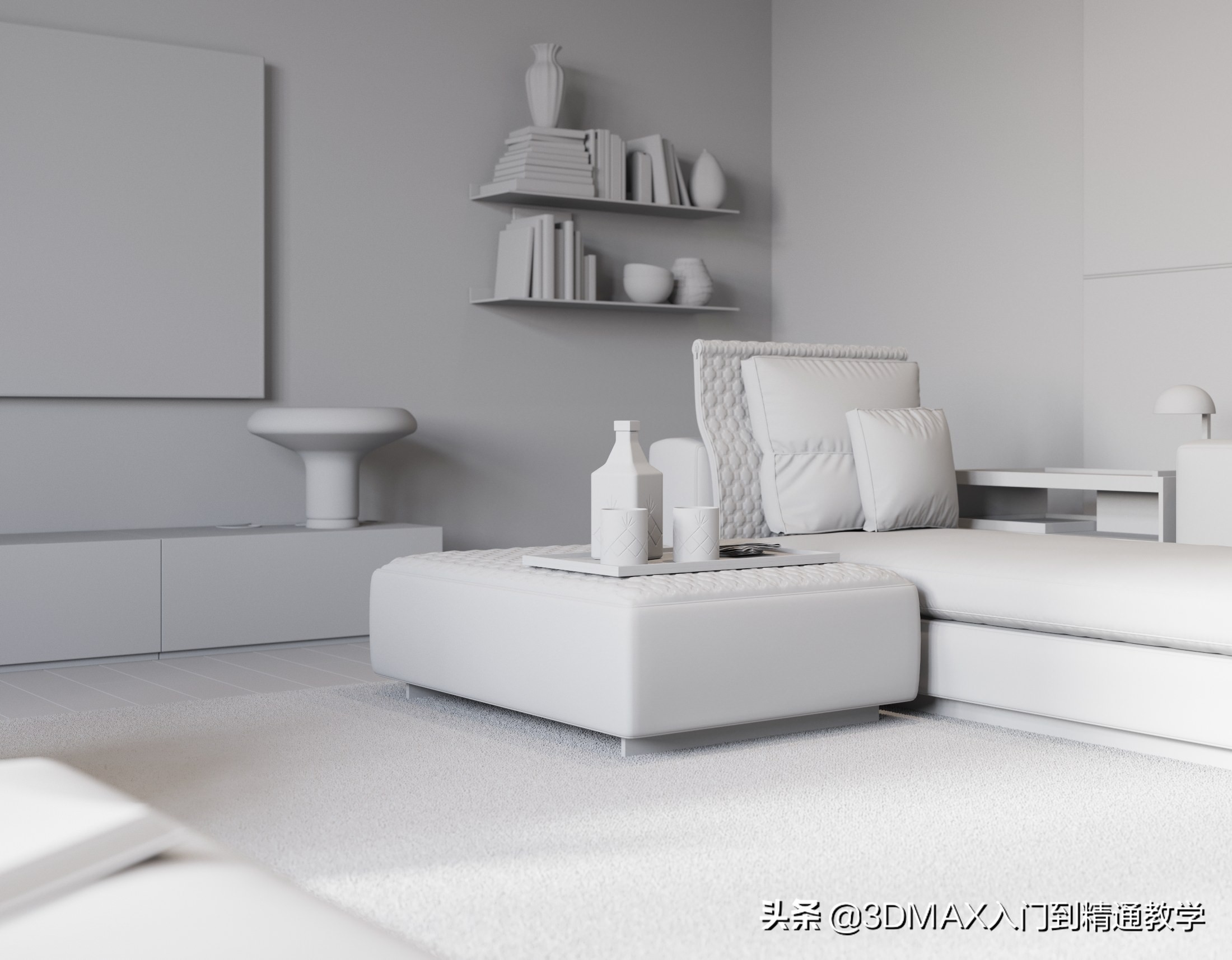 那些好看的效果图是怎么做的,耗时56小时才完成作品