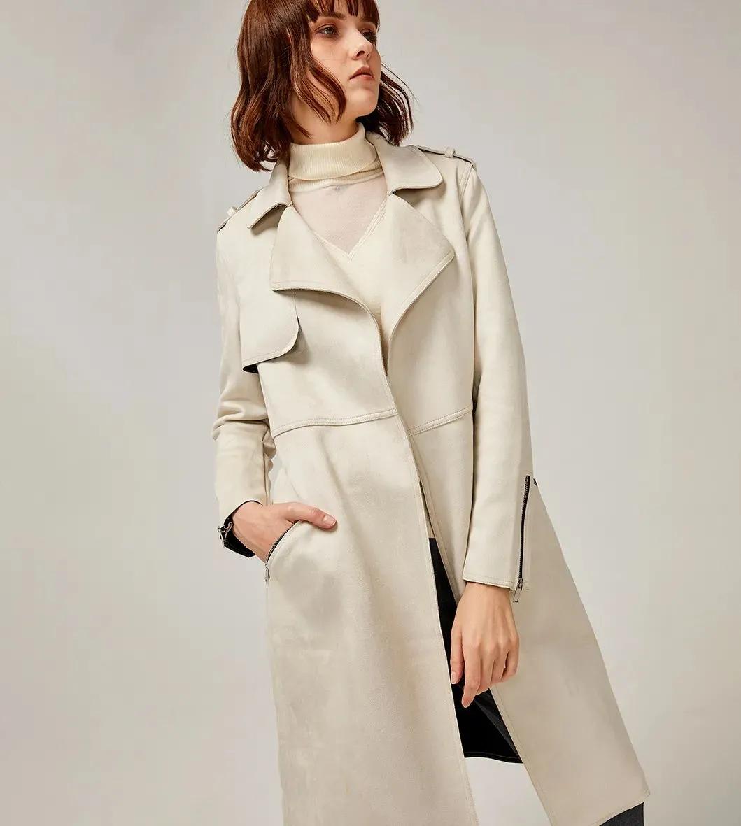 风衣英伦风短款麂皮,英伦经典格子风衣