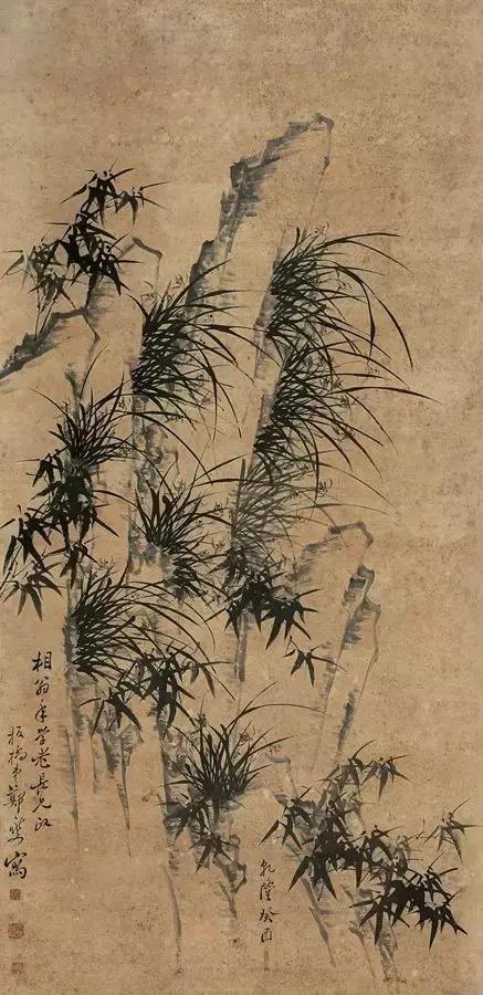 讲解郑板桥兰花画,郑板桥画兰花作品