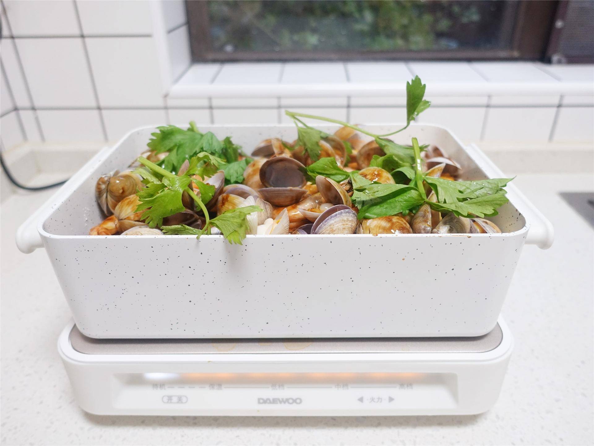 大宇料理锅测评,大宇daewoo聚嗨锅料理盘