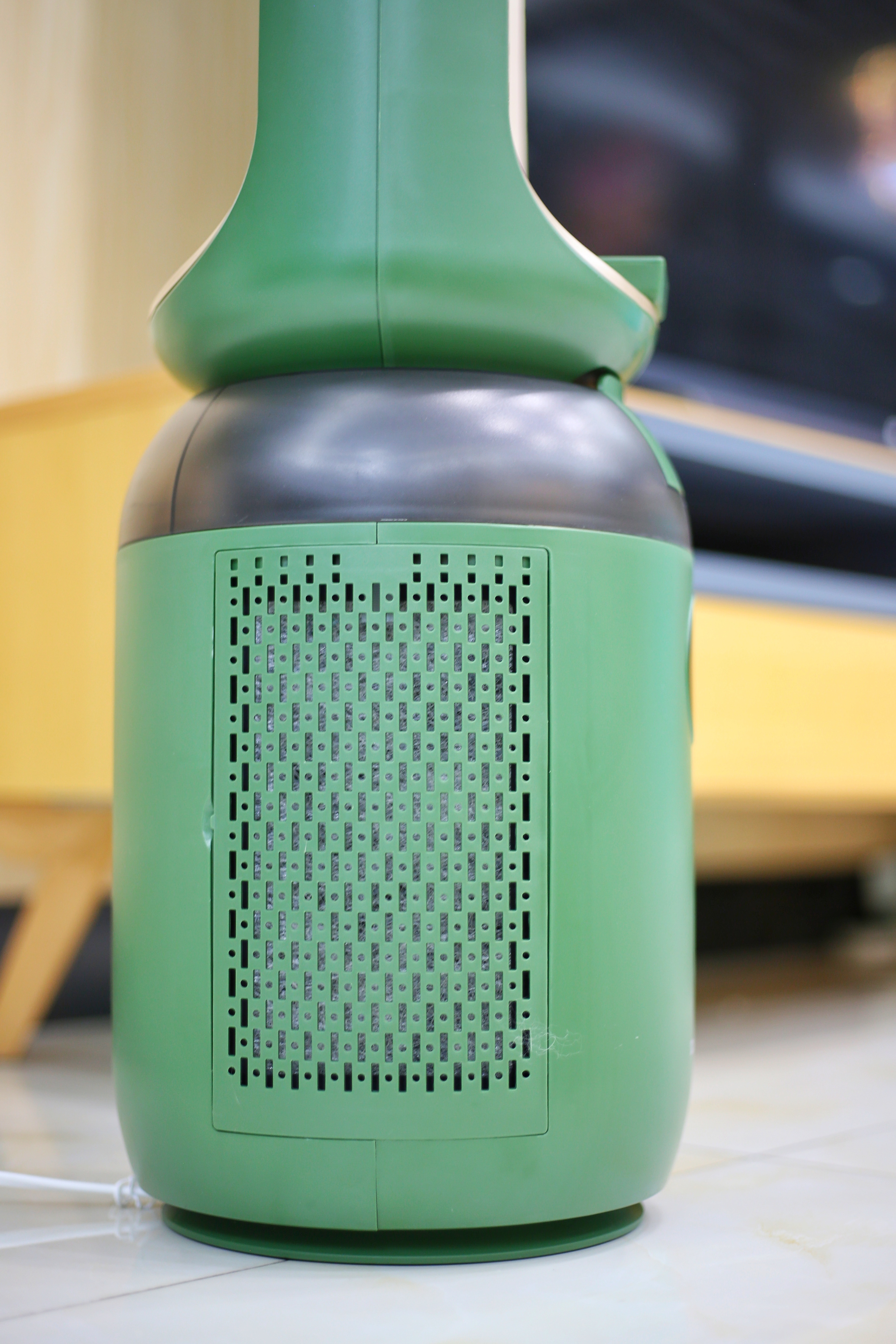 大宇无叶电风扇滤网正反面,大宇空气净化器无叶风扇