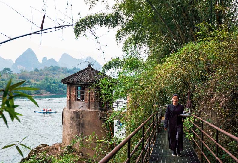 桂林阳朔糖厂改造酒店,阳朔老糖厂酒店