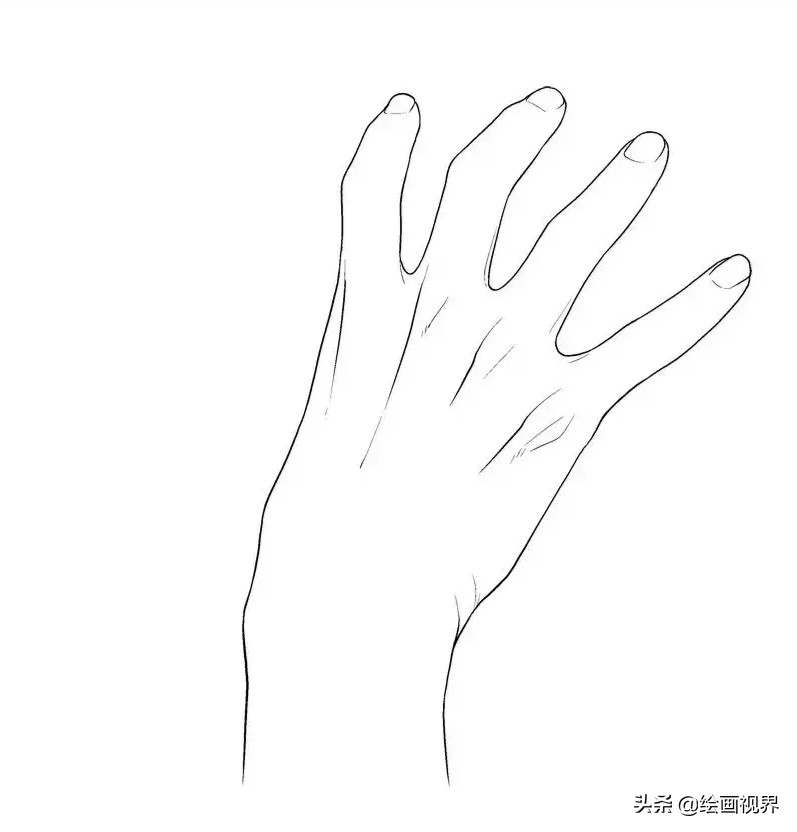 手的画法零基础古风,手的画法简单易学