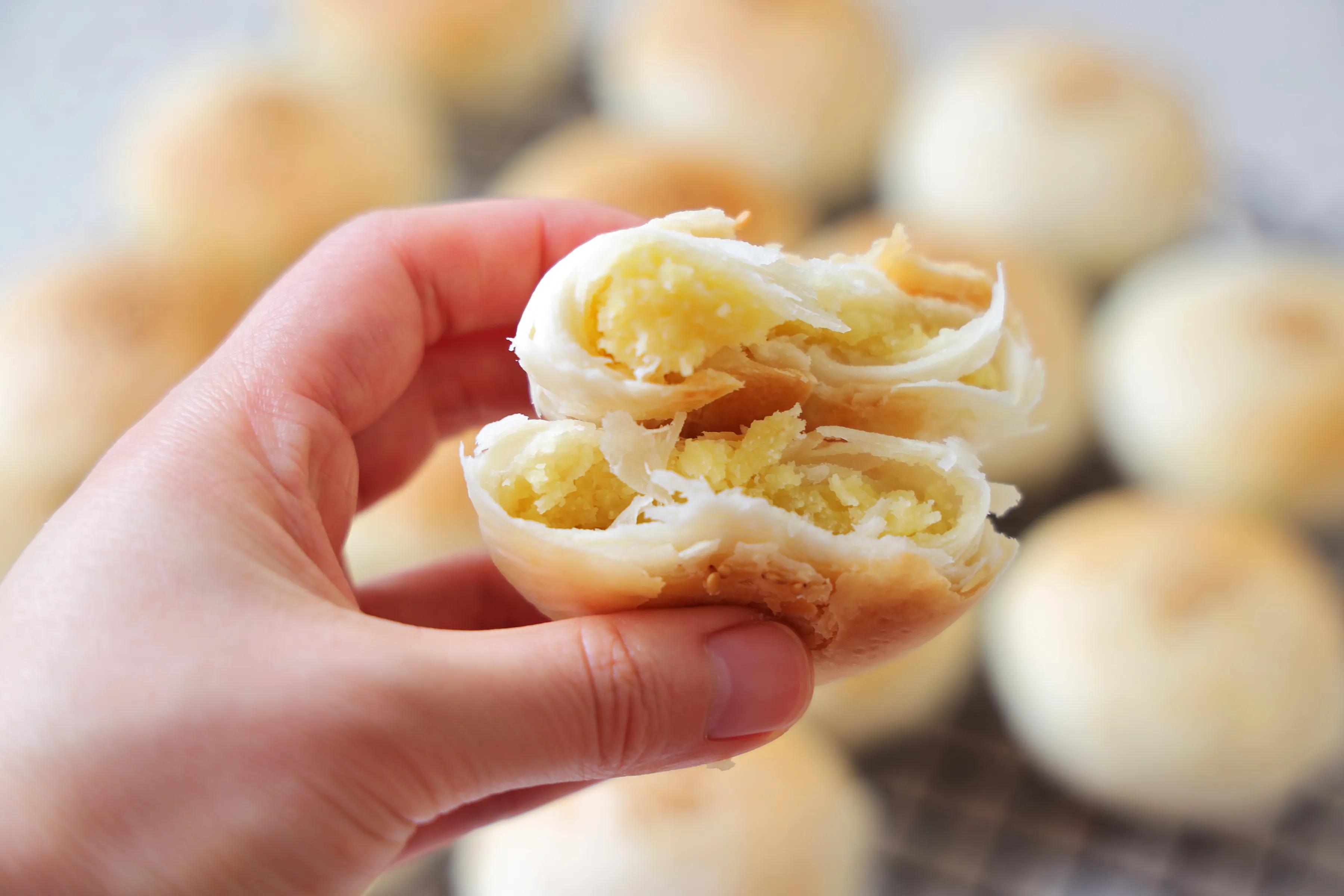 教你用什么方法做绿豆饼,绿豆饼怎么做酥到掉渣