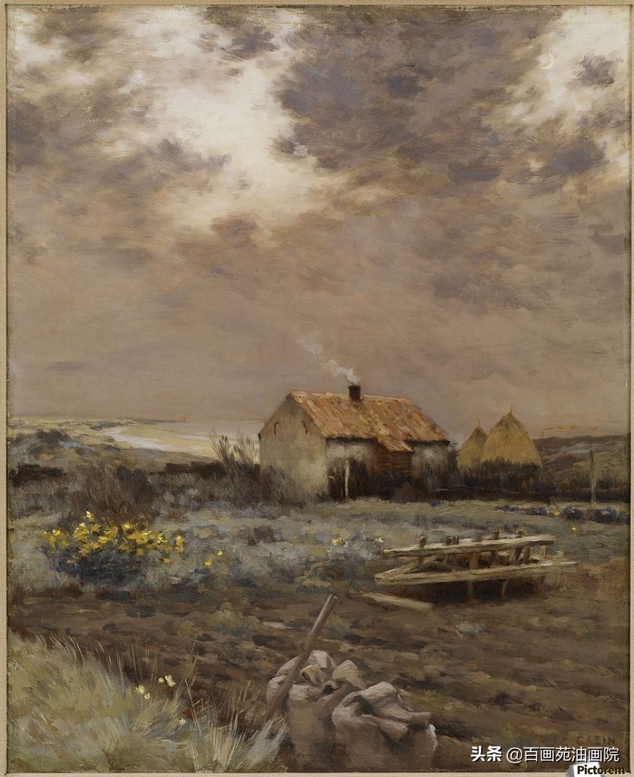 风景油画高清大图,风景油画视频教程