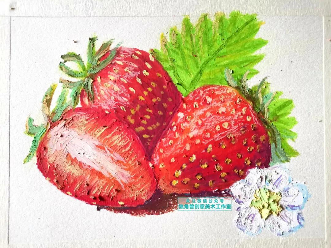 画画草莓教程可爱简单,绘画教程简单可爱草莓熊