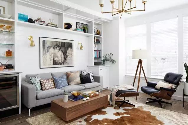 客厅有横梁？别怕，这里有妙招