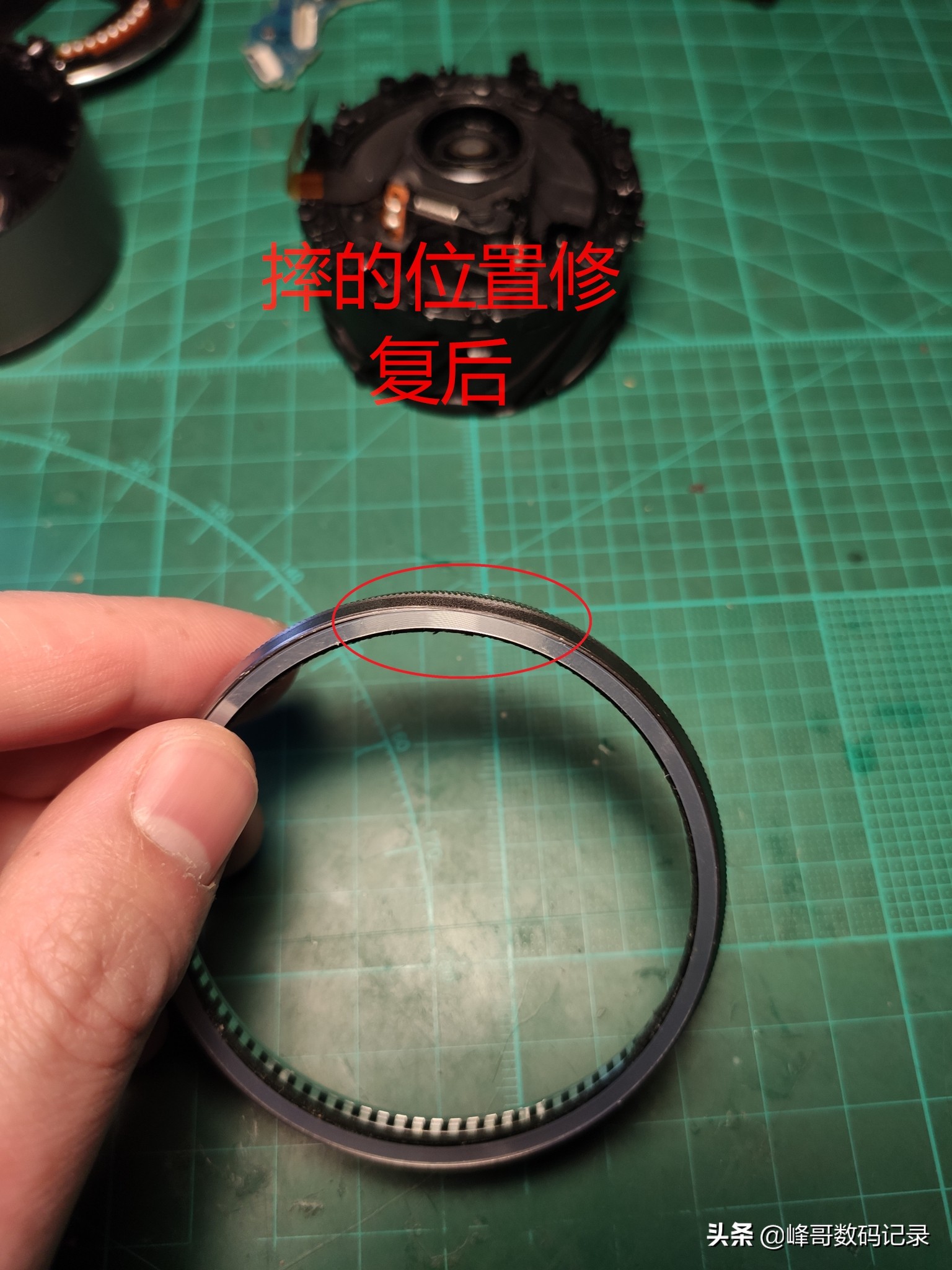 索尼16-50镜头前镜片拆卸,sony16-50镜头拆解图片