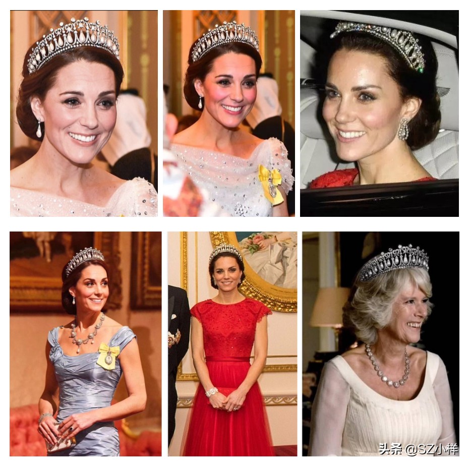 英国女王多奢侈,英国女王佩戴珠宝来源图