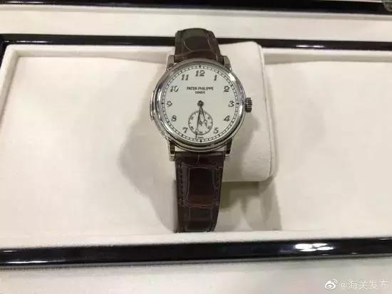 百达翡丽被查走私,百达翡丽过关被捉