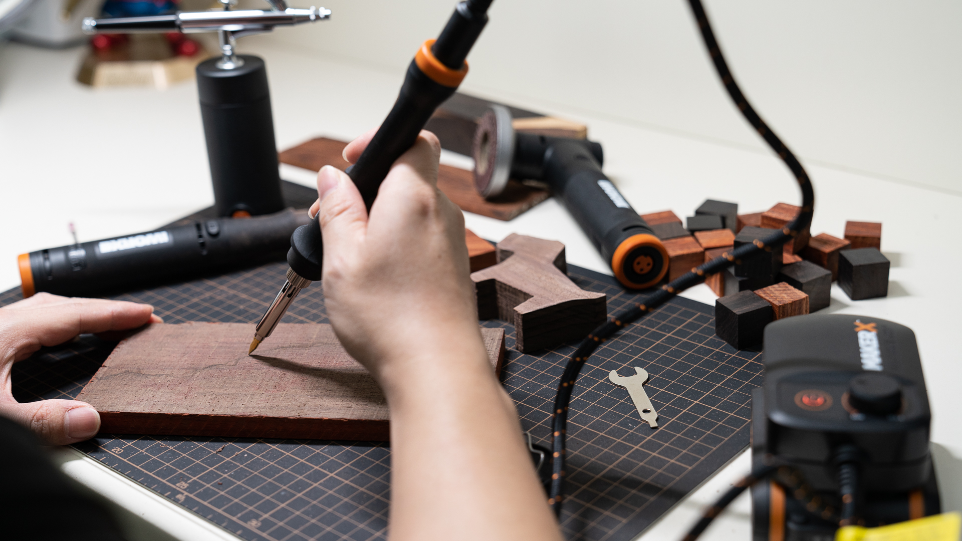 威克士makerx角磨机,选对工具事半功倍