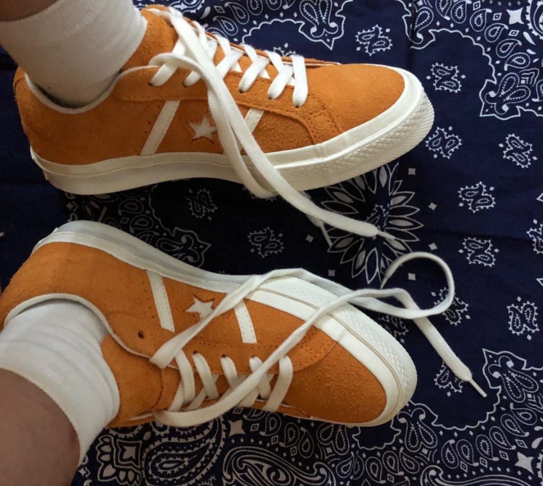 夏天出街不得不说橘色球鞋，除了扣碎还有这些，清新活力越看越美