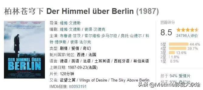 十部顶级感人德国电影,推荐德国最好看的八部电影