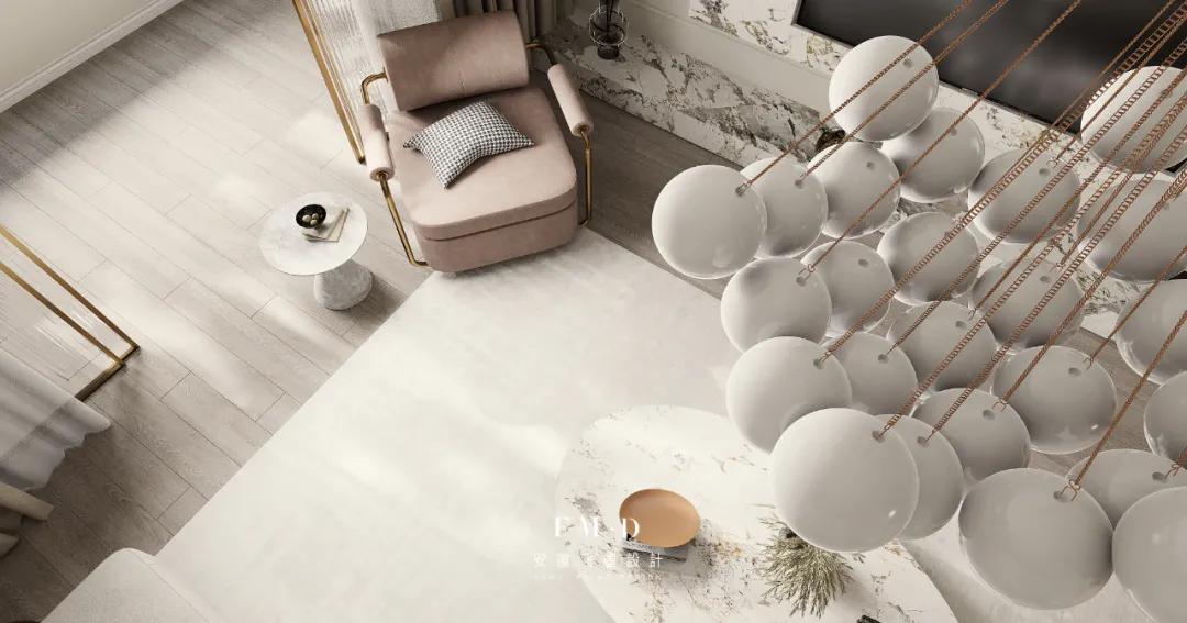 万科5.1米高loft复式设计,万科新著127平精装改造