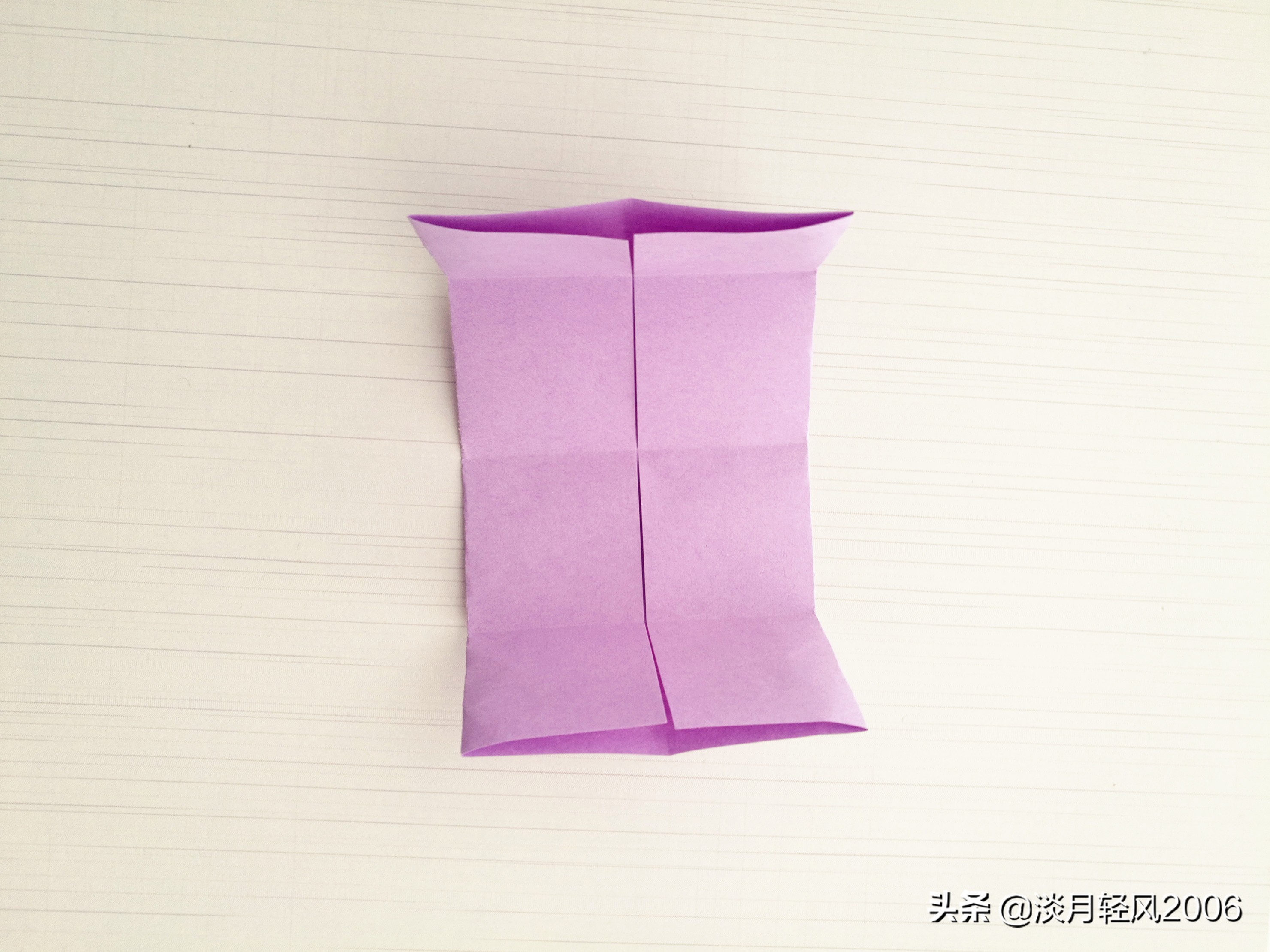 最简单的小花篮折纸,手工折纸小花篮怎么折