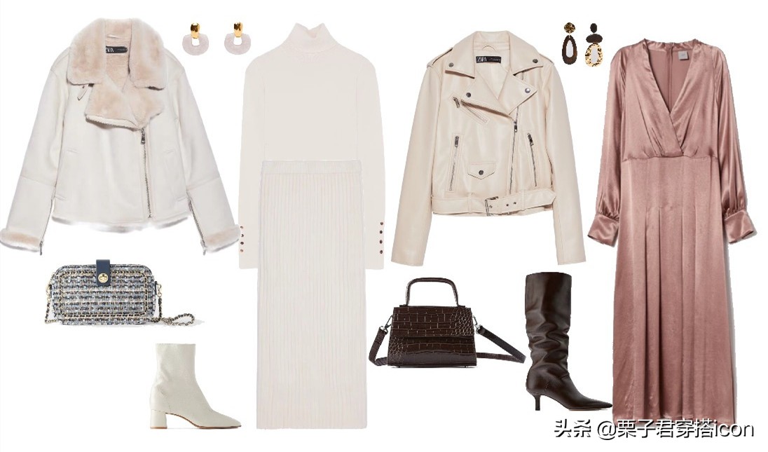 穿搭高级感超模,早春推荐很飒的皮衣穿搭