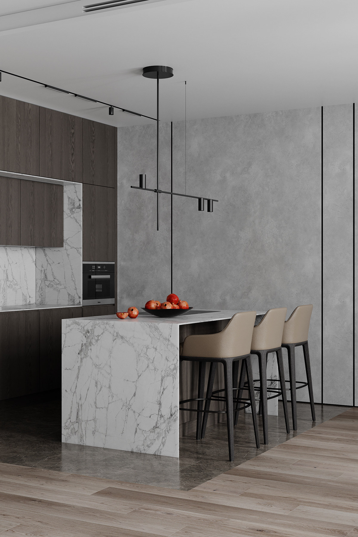 轻奢风格干净的空间,轻奢原木风装修高级感