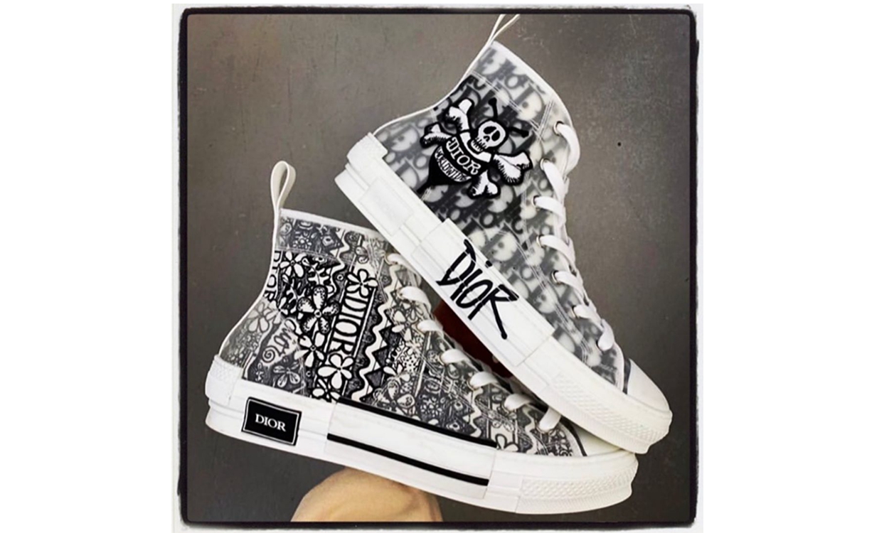 dior联名鞋细节图,nowre联名