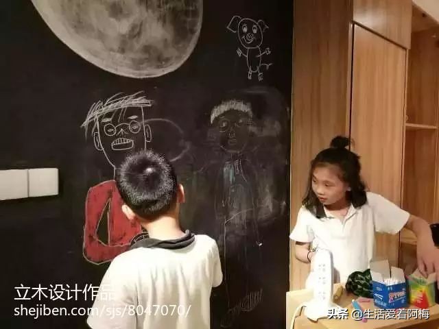 家里怎么装黑板墙效果图,家庭装修黑板墙最佳位置