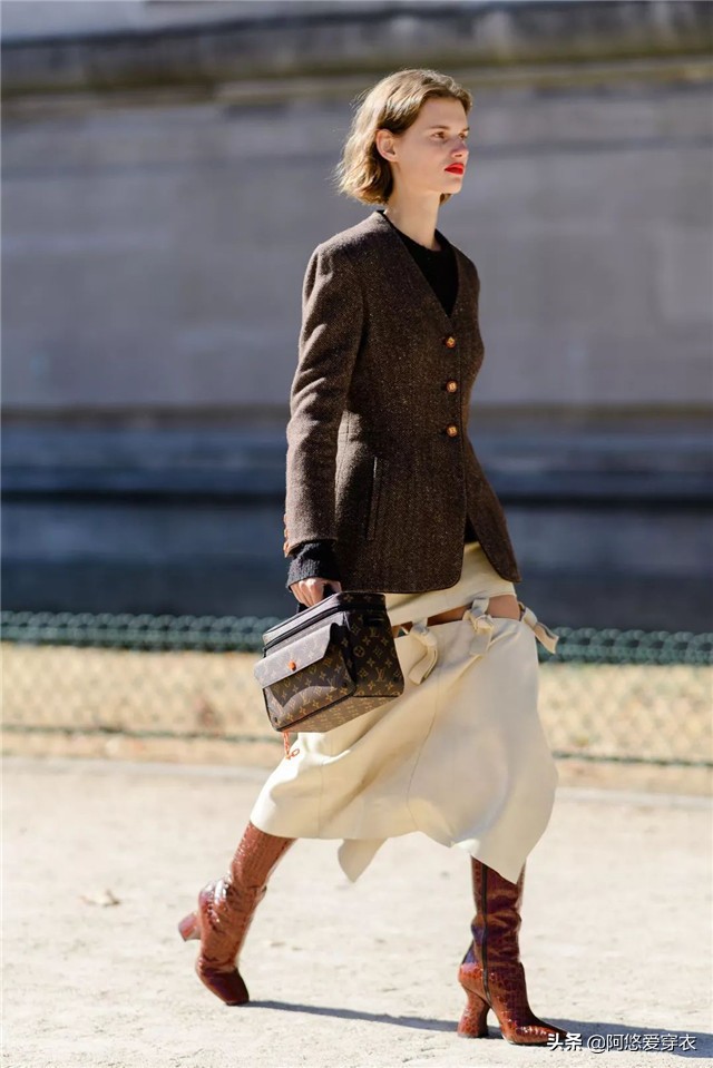 秋冬款适合腿粗穿的靴子,秋冬新款高级感长筒靴小个子