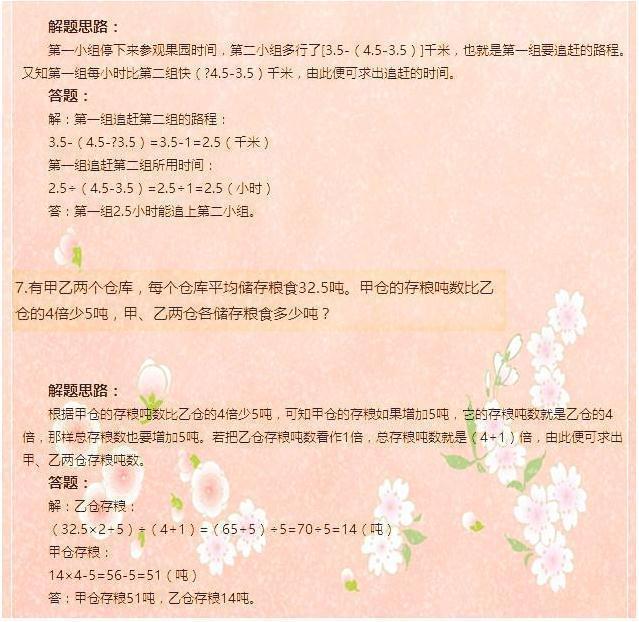 小学数学四年级上册1-6单元奥数题,小学奥数题100道经典解题思维训练