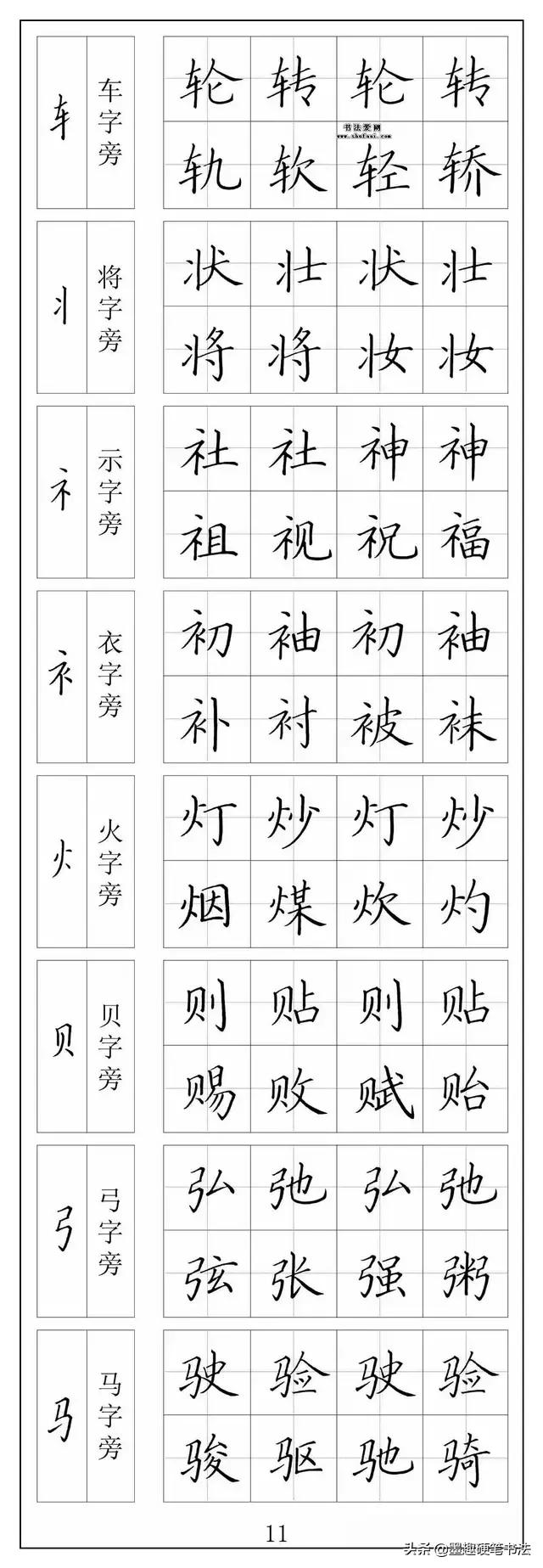 硬笔行书入门字帖推荐,初学硬笔书法字帖推荐书目