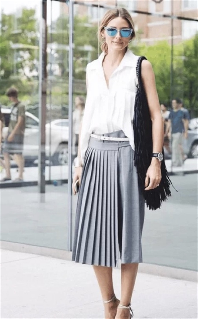 冬季百褶裙怎么选显瘦,长款百褶裙测评秋冬搭配