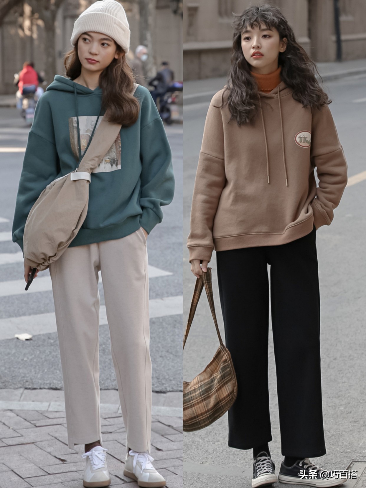 别说秋季缺少衣服穿？会穿卫衣就能做宝藏女孩，风格百变美出圈