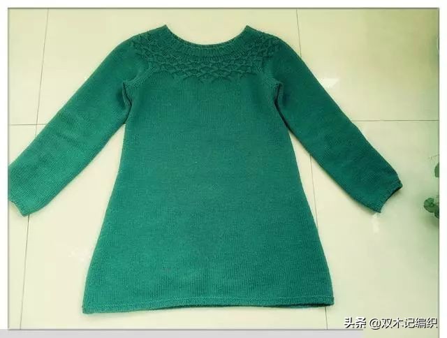 中长款套头毛衣编织教程完整版,成人女款套头毛衣简单编织教程
