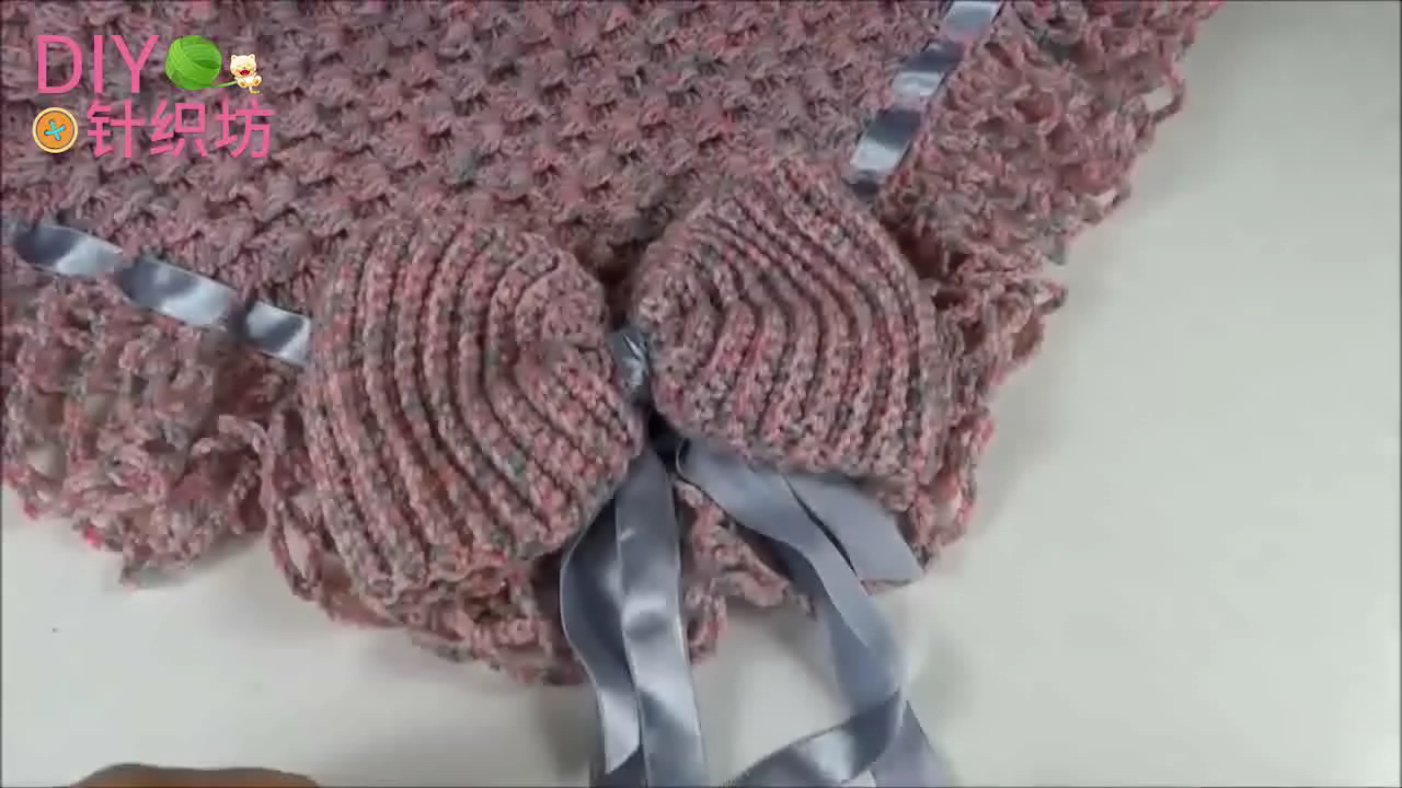 女帽子秋冬款针织带蝴蝶结,早秋蝴蝶结针织开衫套装裙