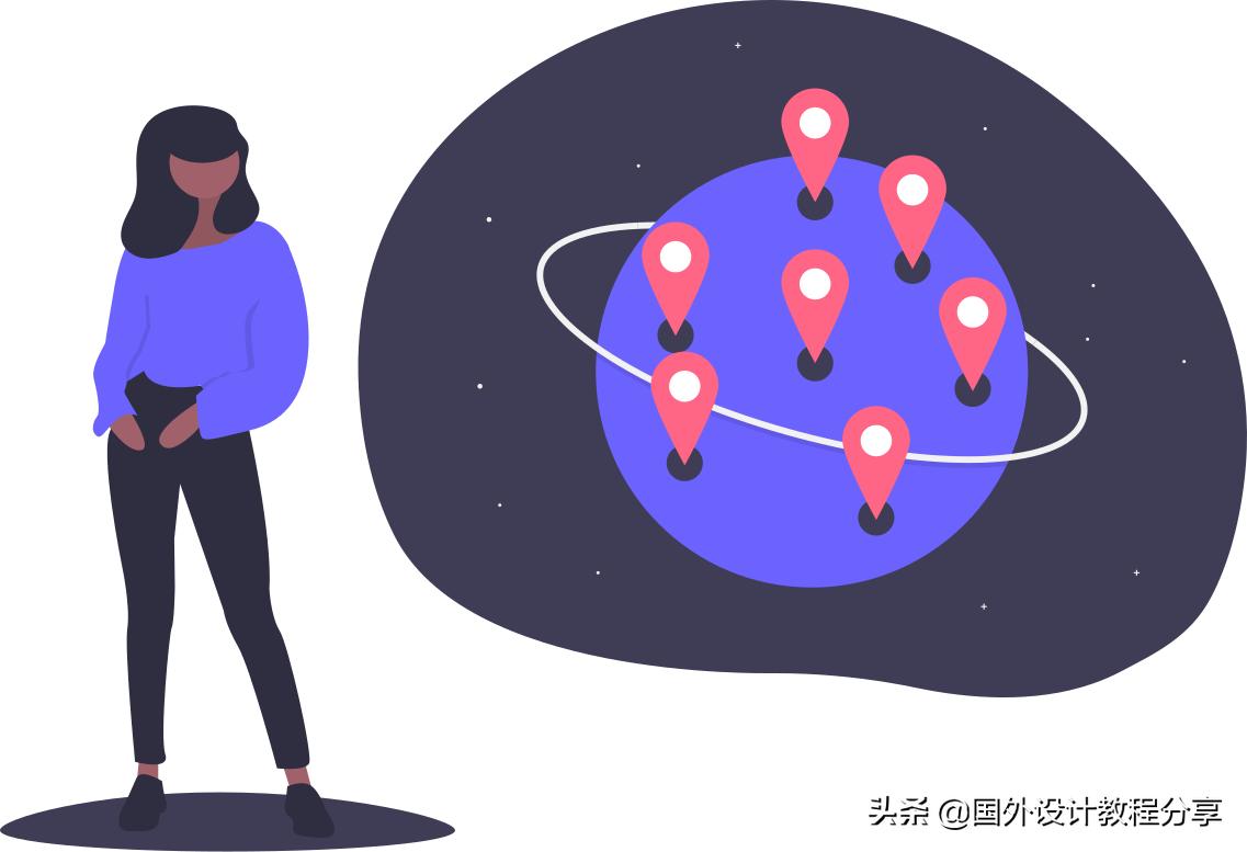 扁平矢量插画教程,矢量扁平插画怎么画