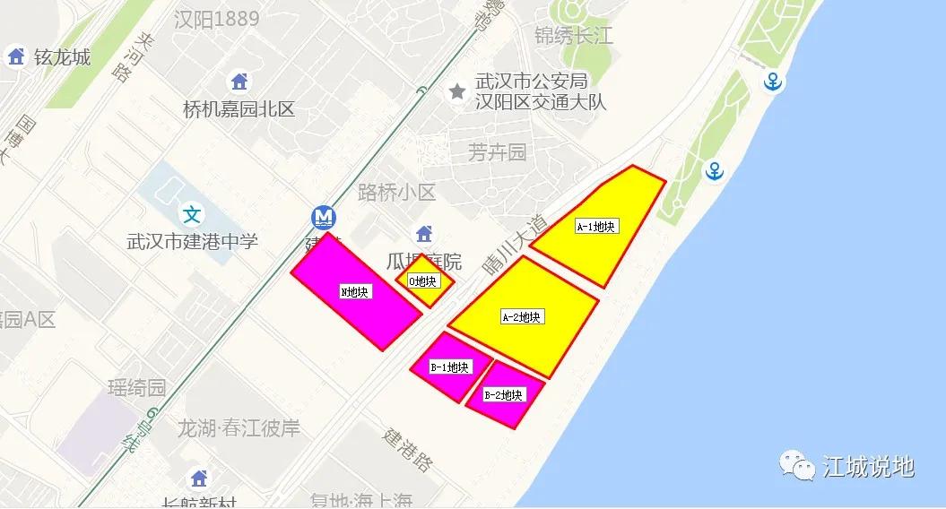 汉阳新港长江城土拍,汉阳新港长江城h地块