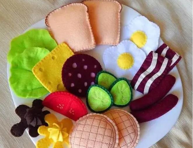 不织布幼儿手工蔬菜,不织布幼儿手工图片