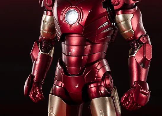 shf钢铁侠mk85战损版响指,mk3钢铁侠超大型