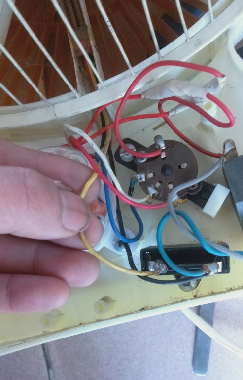 250毫米台式风扇的内部构造（不带电源板，一）