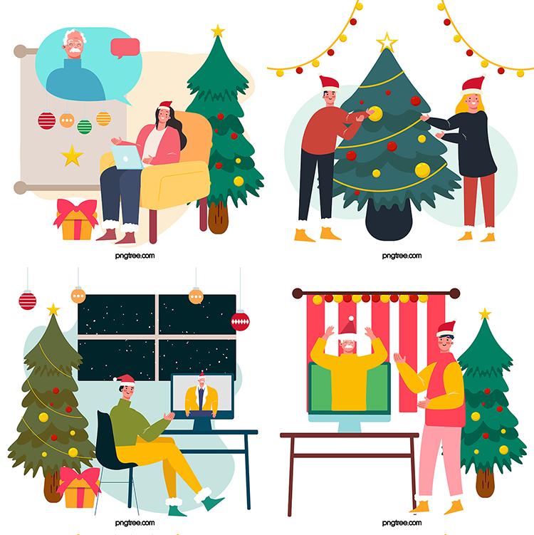 圣诞节主题海报制作图片,圣诞节海报素材和教程视频